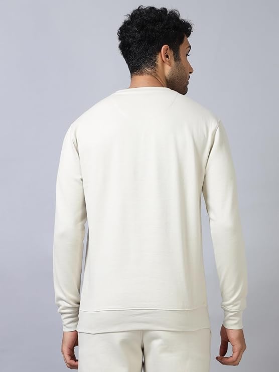 Men's Off-White Polycotton Tracksuit Sets | VIROH