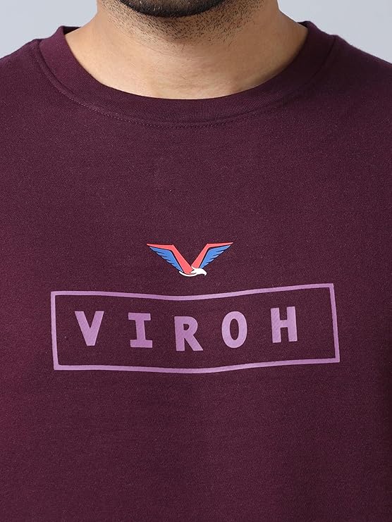 Men's Maroon Polycotton Tracksuit | VIROH