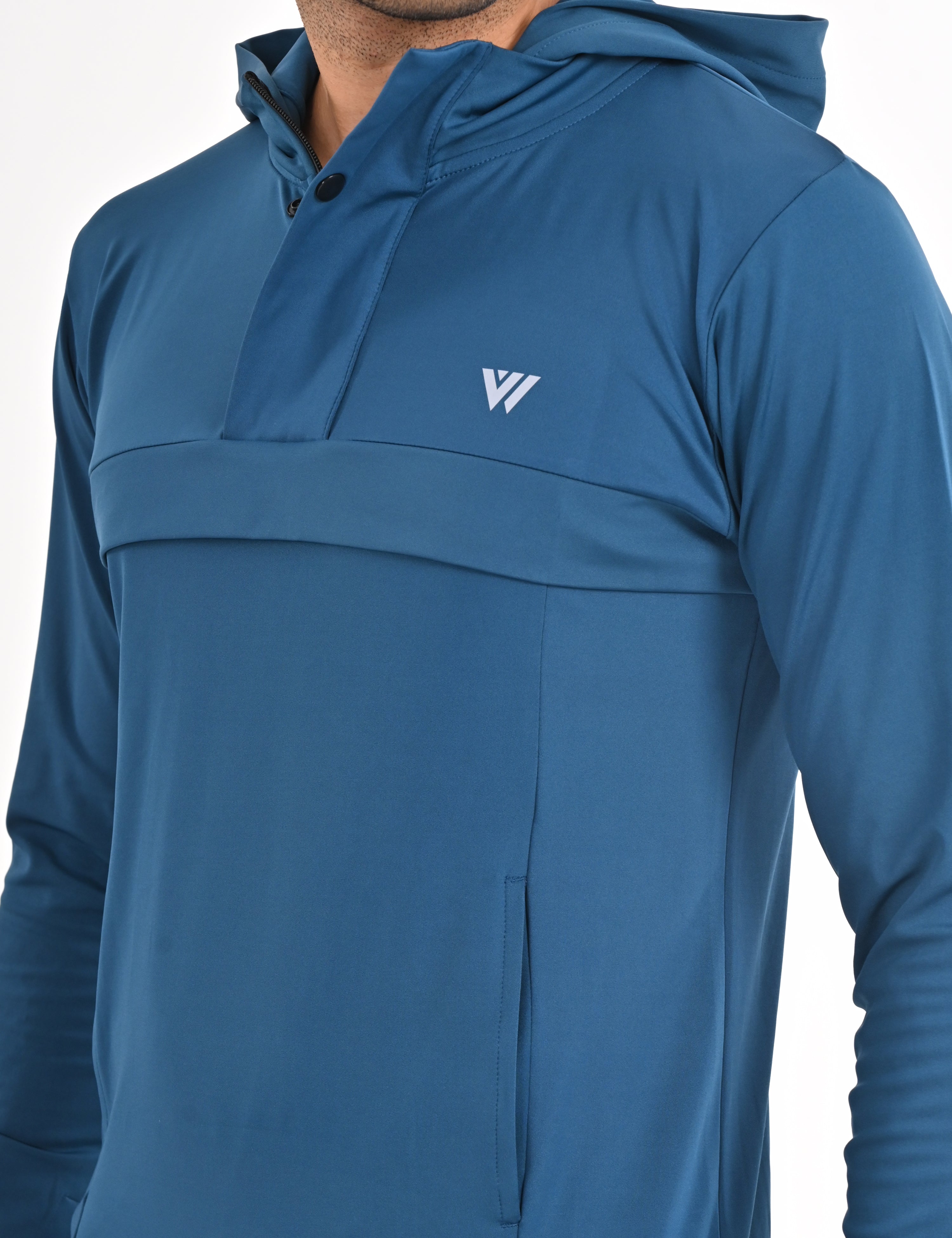 Blue Running Hoodie, Men's Hoodies | VIROH