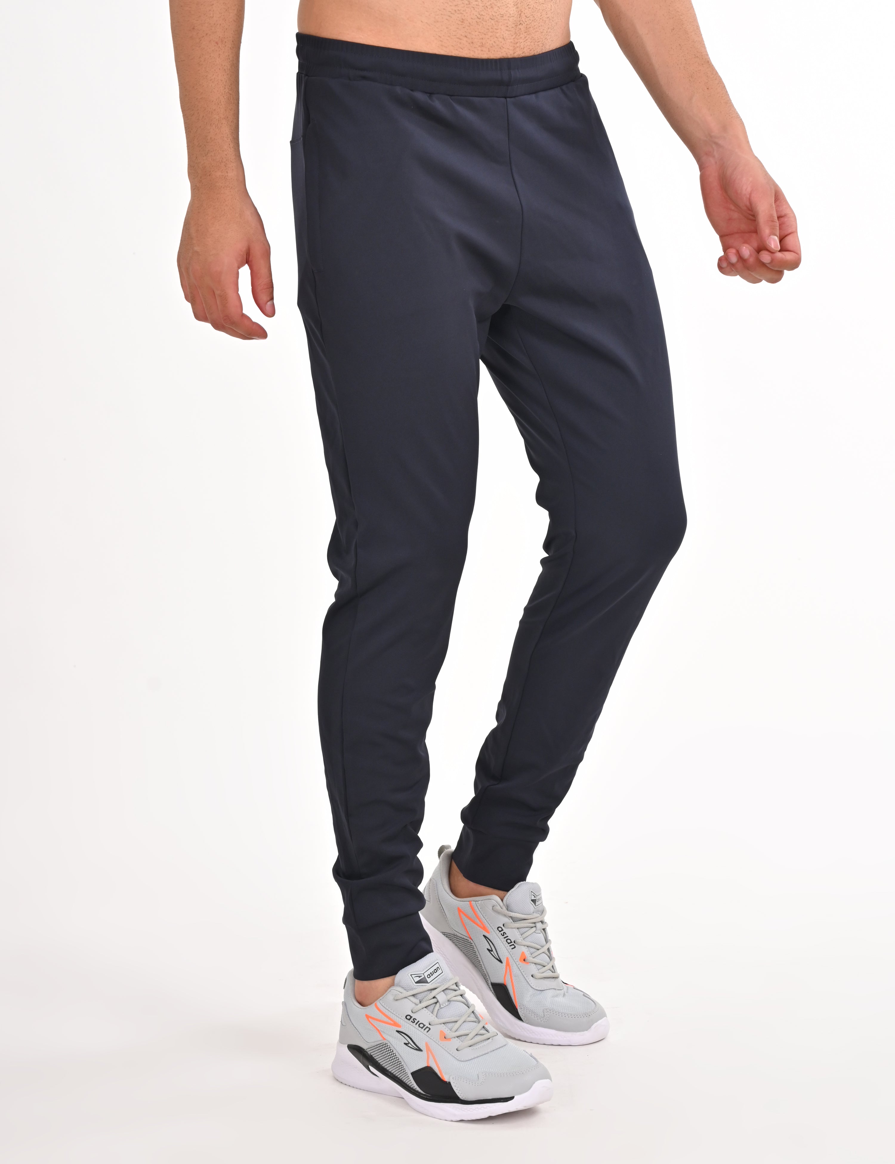 Navy Blue Trackpants | VIROH