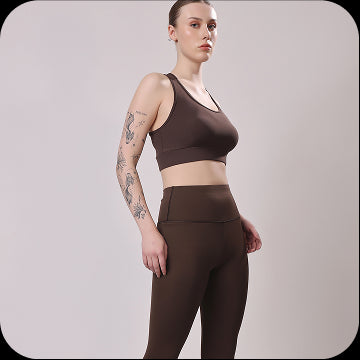 Womens Sport Bra - Esspresso | Viroh