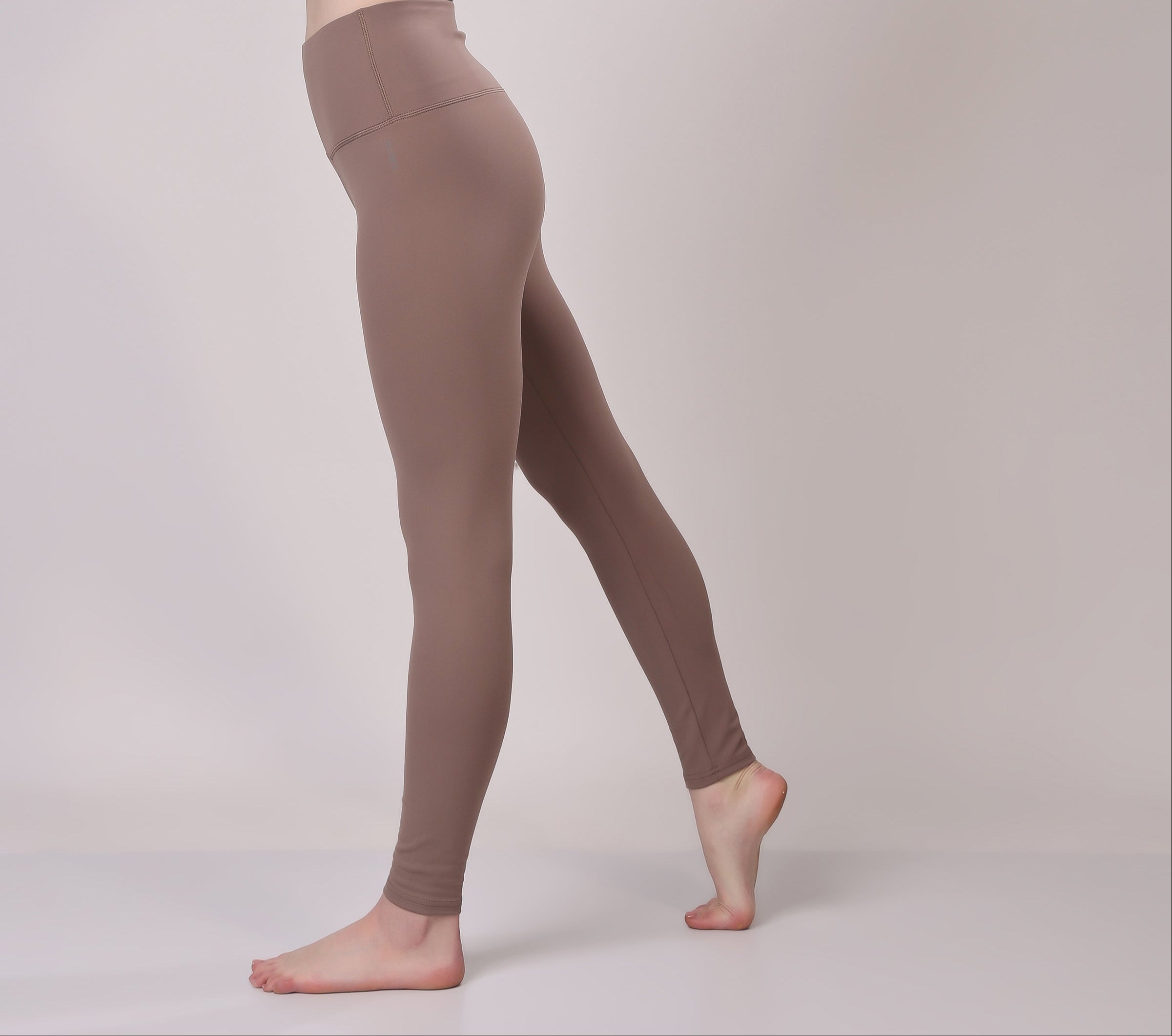 Leggings and Crop top set - Cappucinno | VIROH