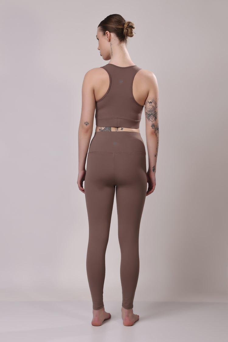 Womens Sport Bra - Cappucinno | Viroh