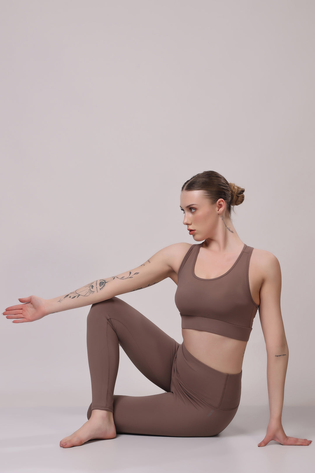 Womens Sport Bra - Cappucinno | Viroh