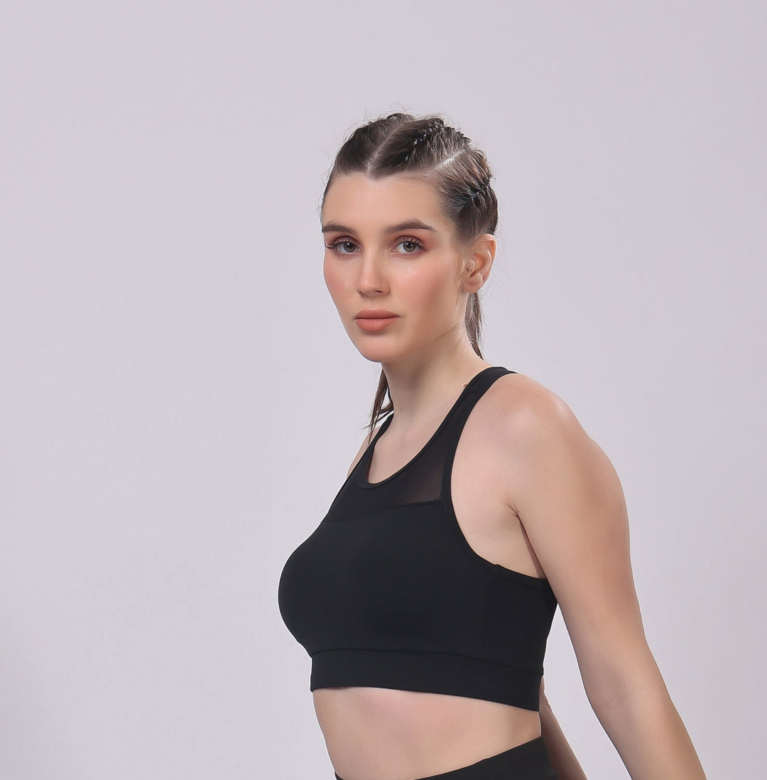 Leggings and Bra Set  - Navy Blue | VIROH