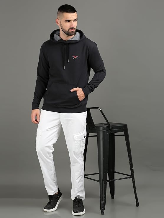 Men's Polycotton Pullover Hoodies Sweatshirt