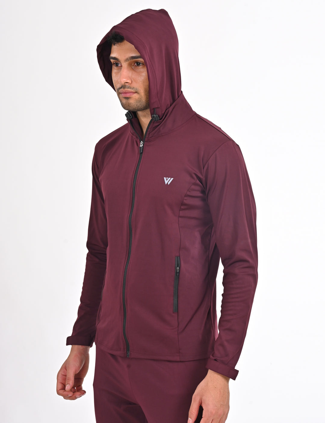 Maroon Track Jacket