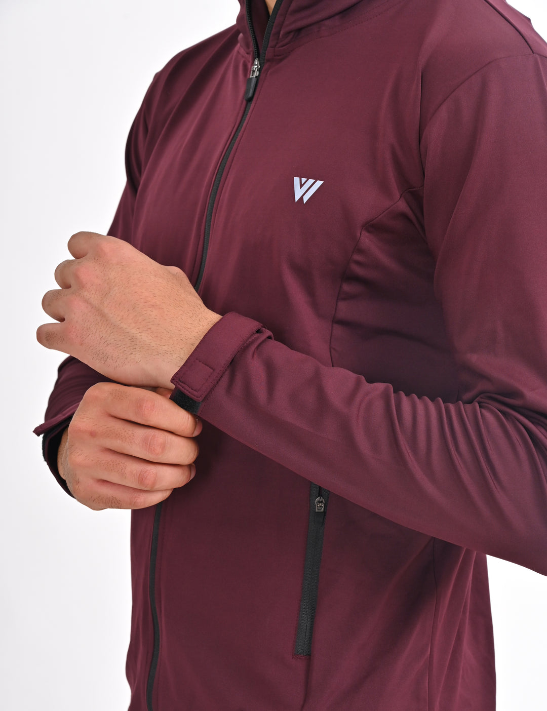 Maroon Track Jacket