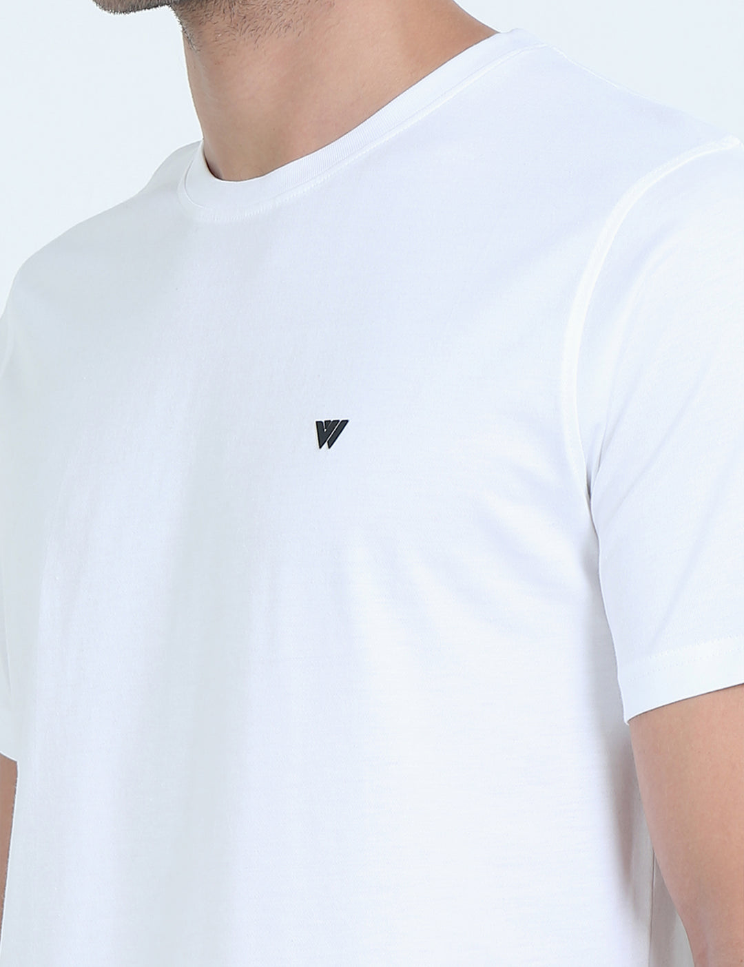 White Supima Crew Neck T-Shirt