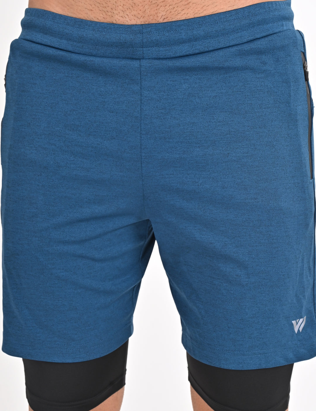 Blue Shorts with Inner Layer