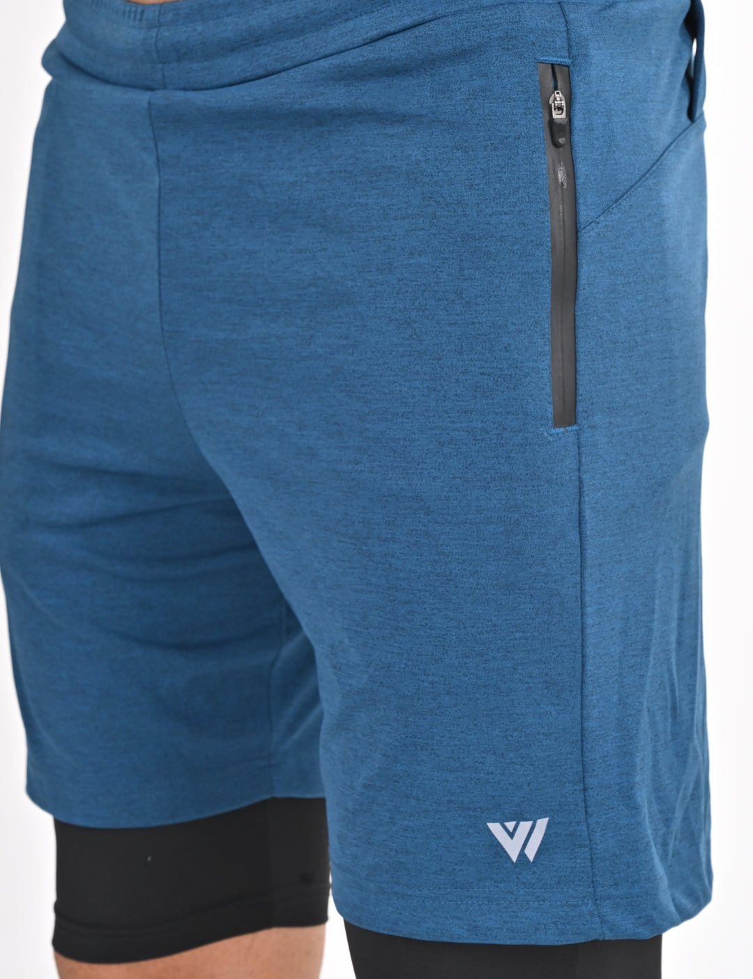 Blue Shorts with Inner Layer