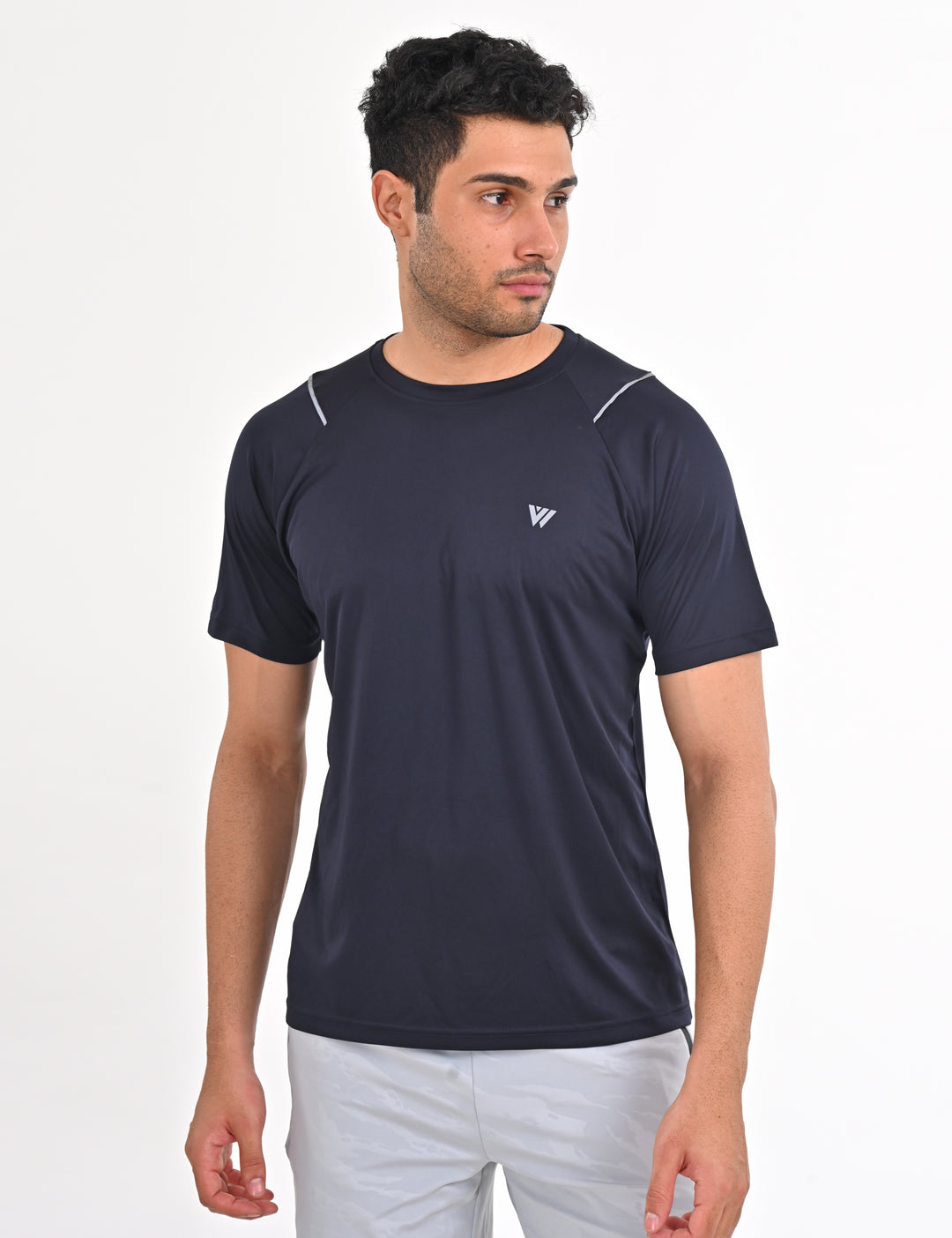 Navy Raglan Sleeve Sport T-shirt