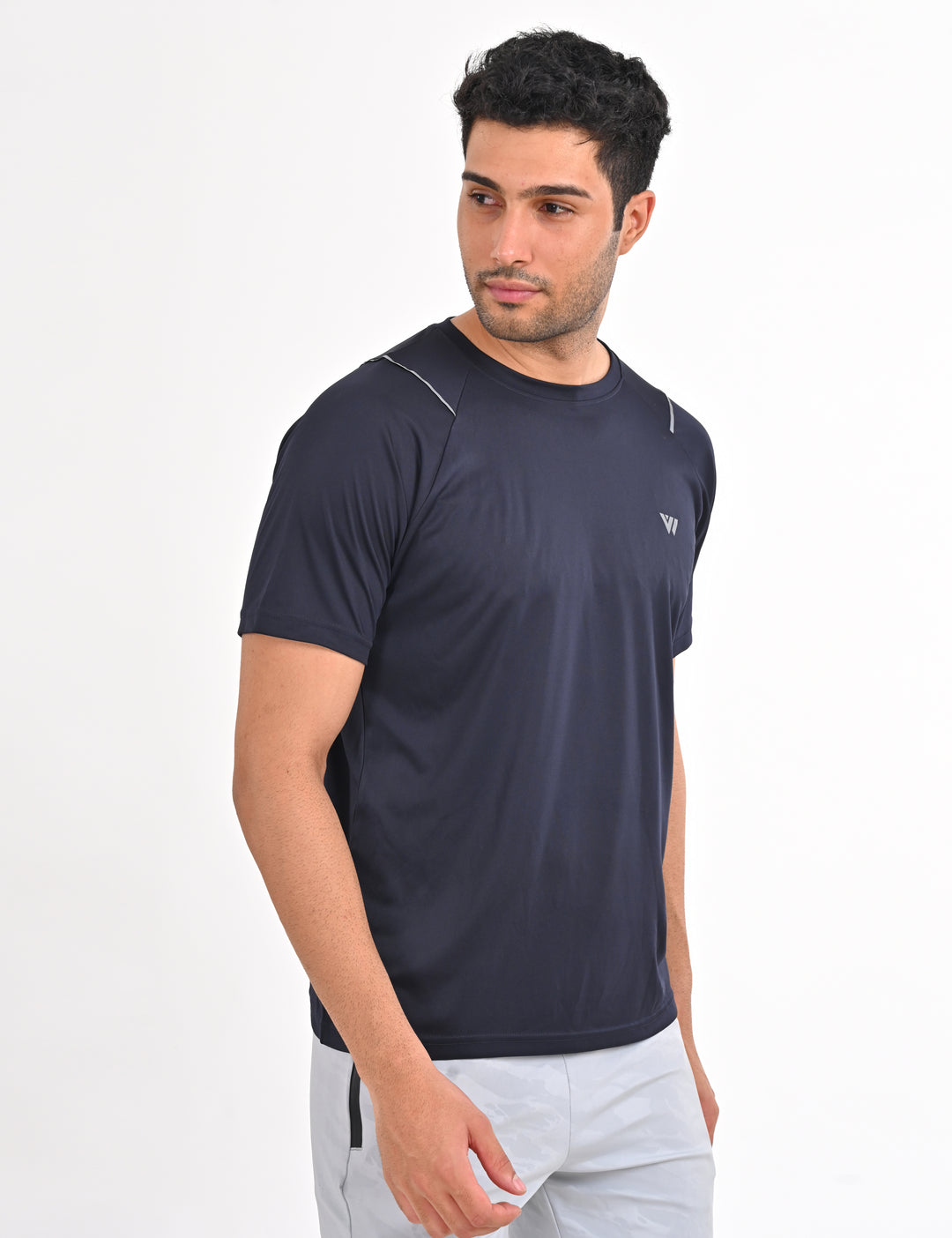 Navy Raglan Sleeve Sport T-shirt