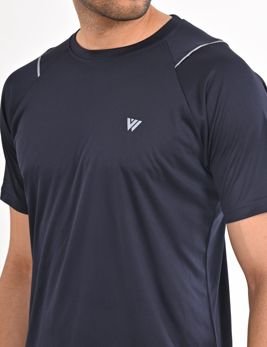 Navy Raglan Sleeve Sport T-shirt