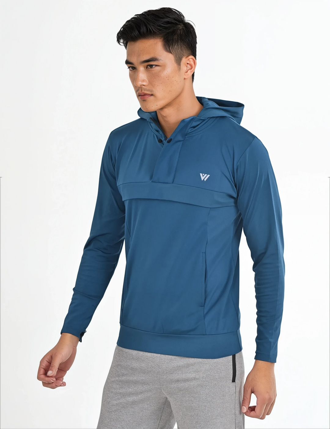 Blue Running Hoodie