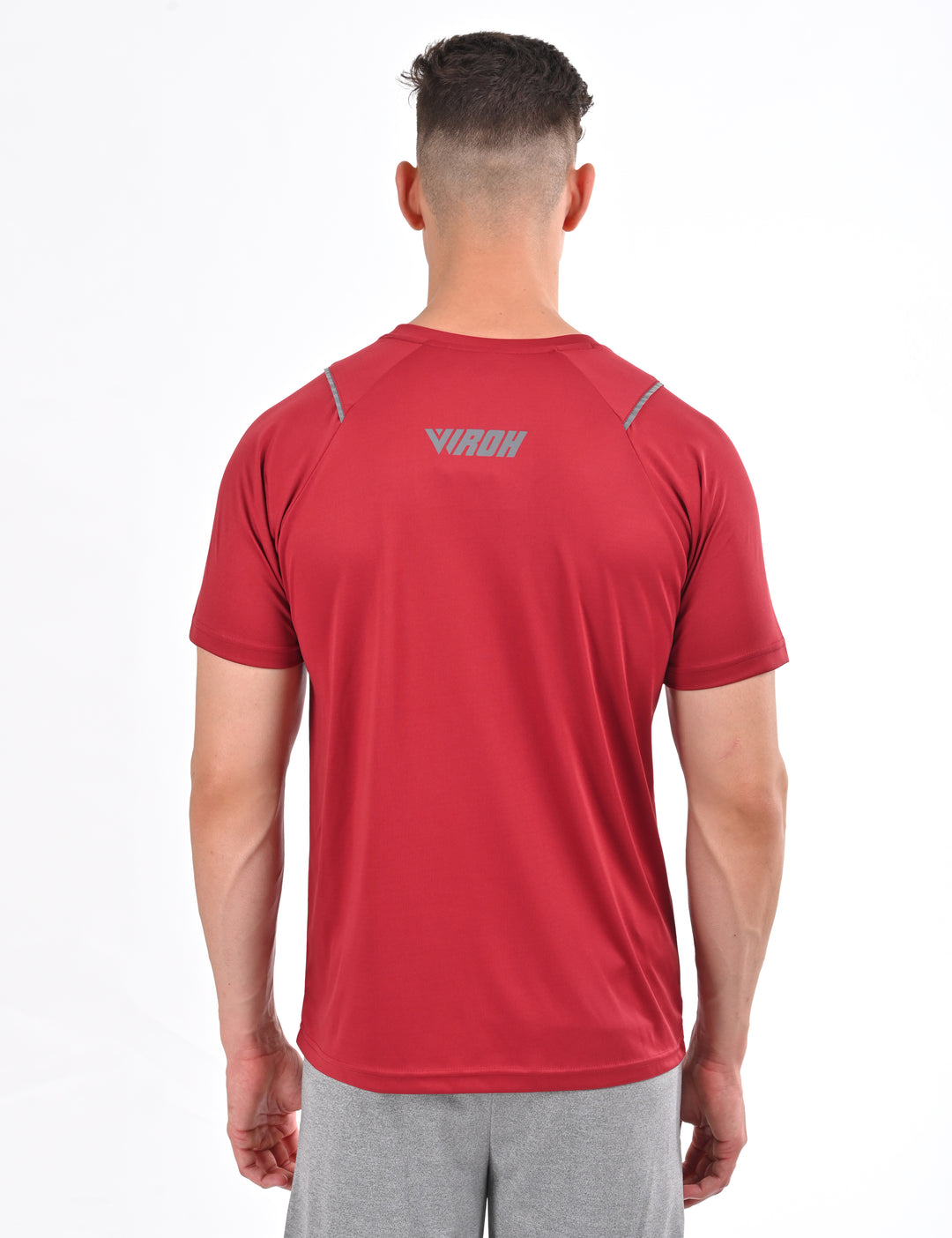 Red Raglan Sleeve Sport T-shirt