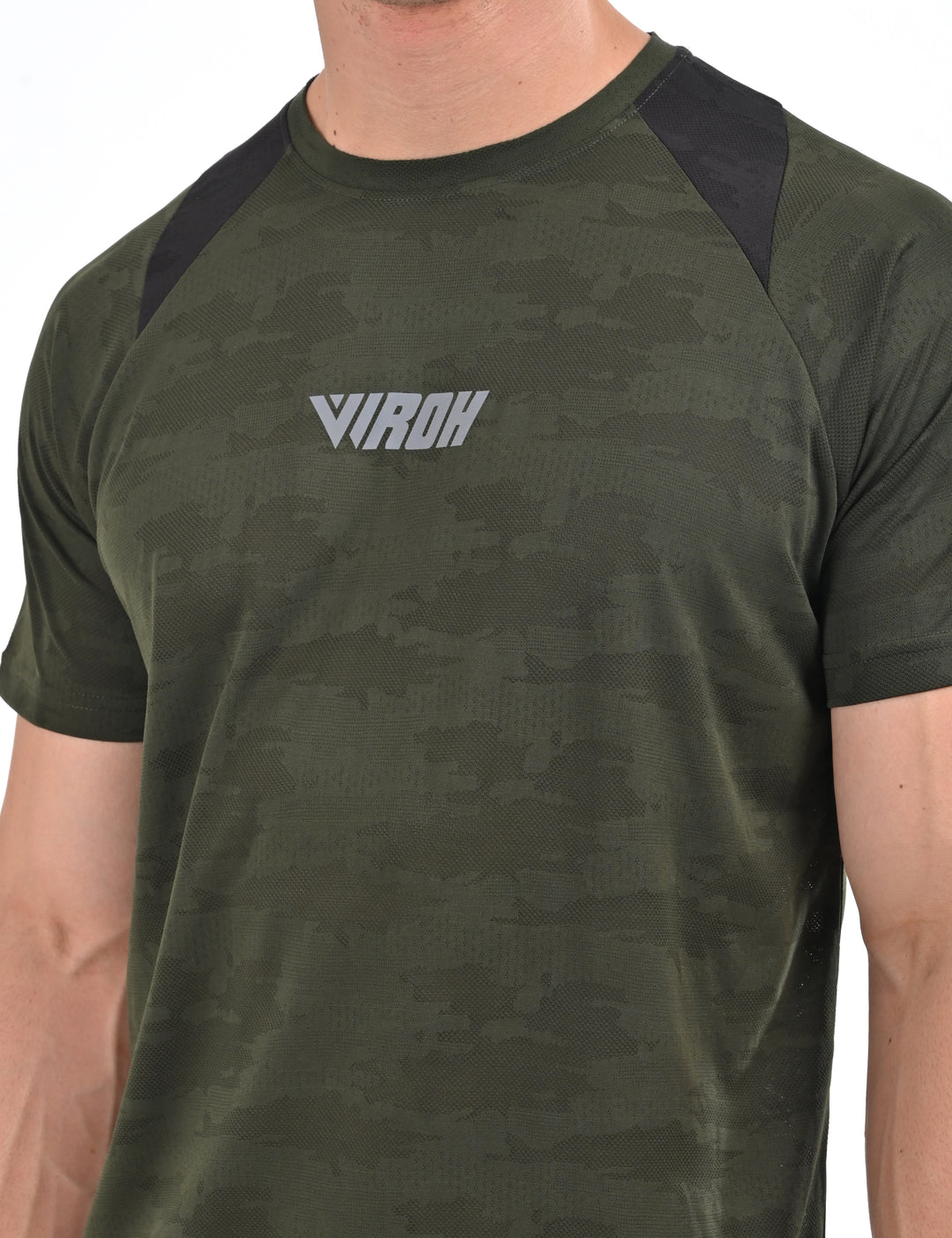 Olive Textured Camo T-shirt