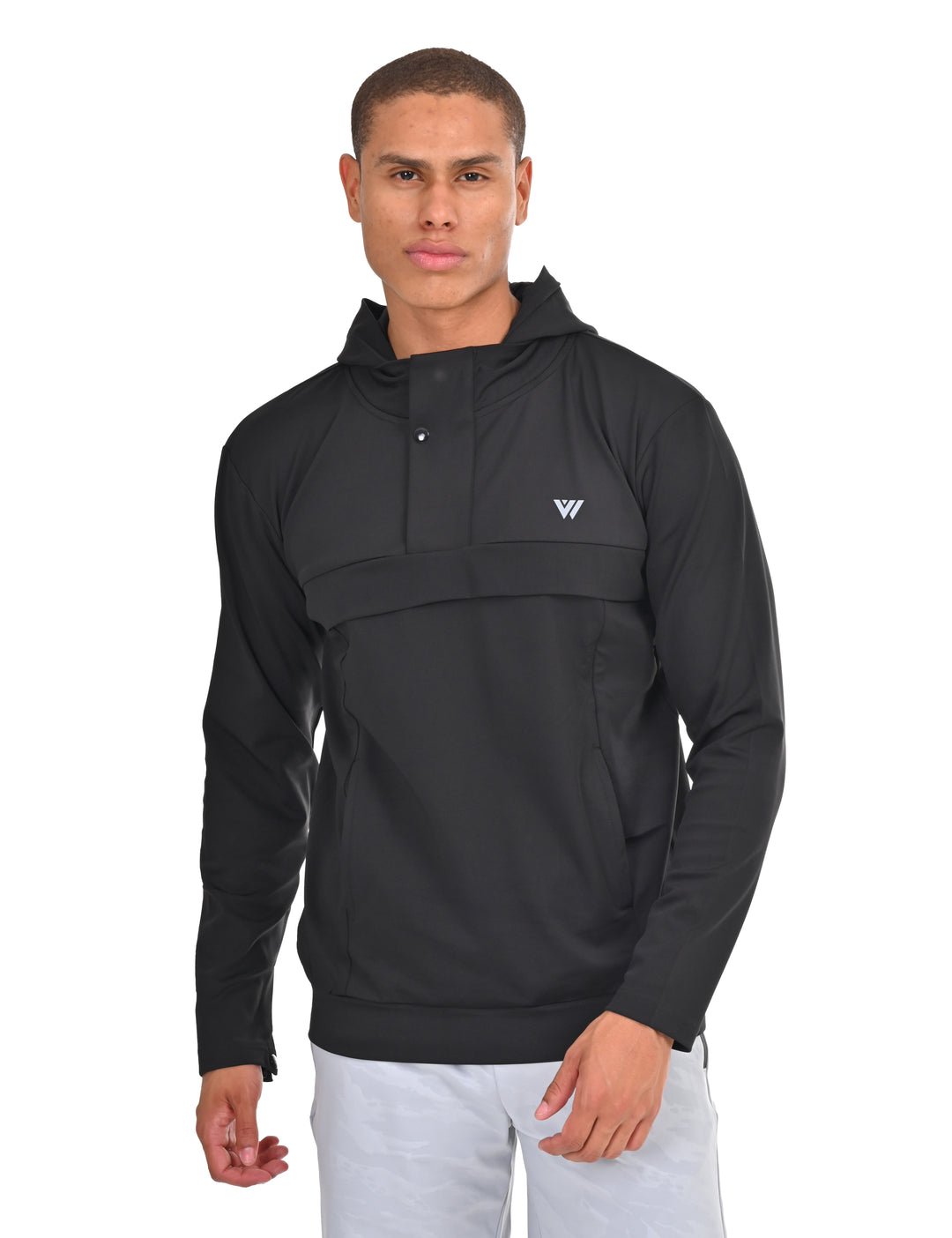 Black Running Hoodie