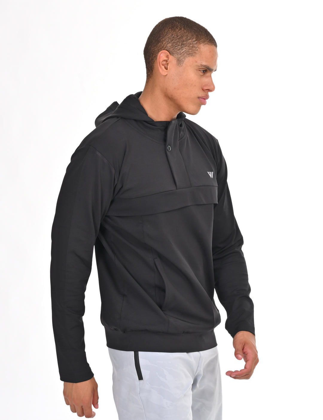 Black Running Hoodie