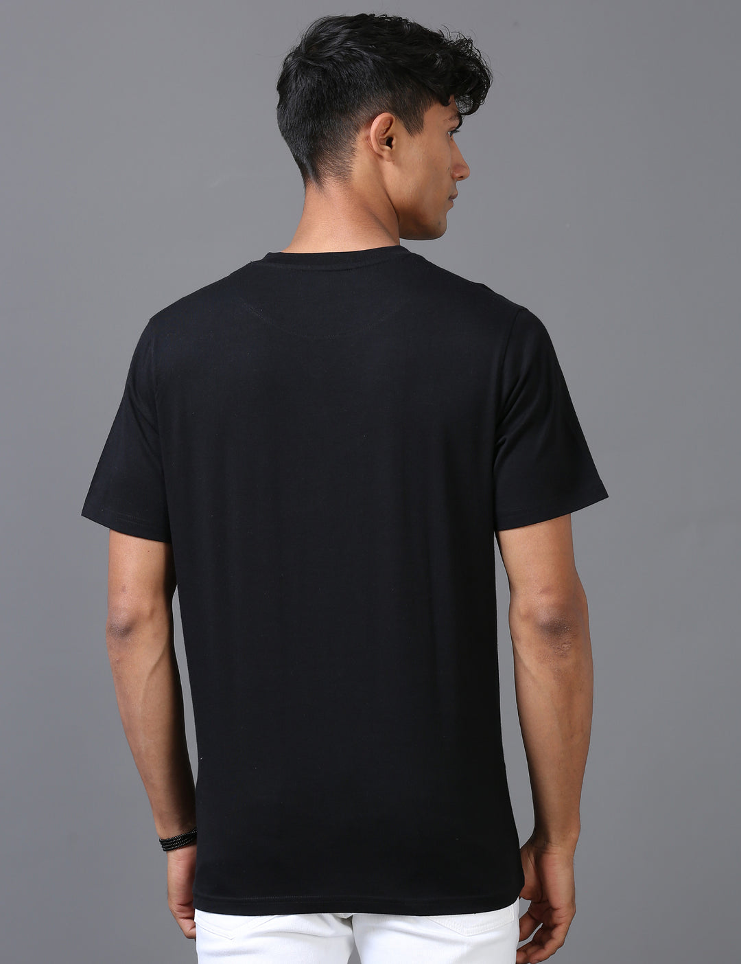 Black Supima V-Neck T-Shirt