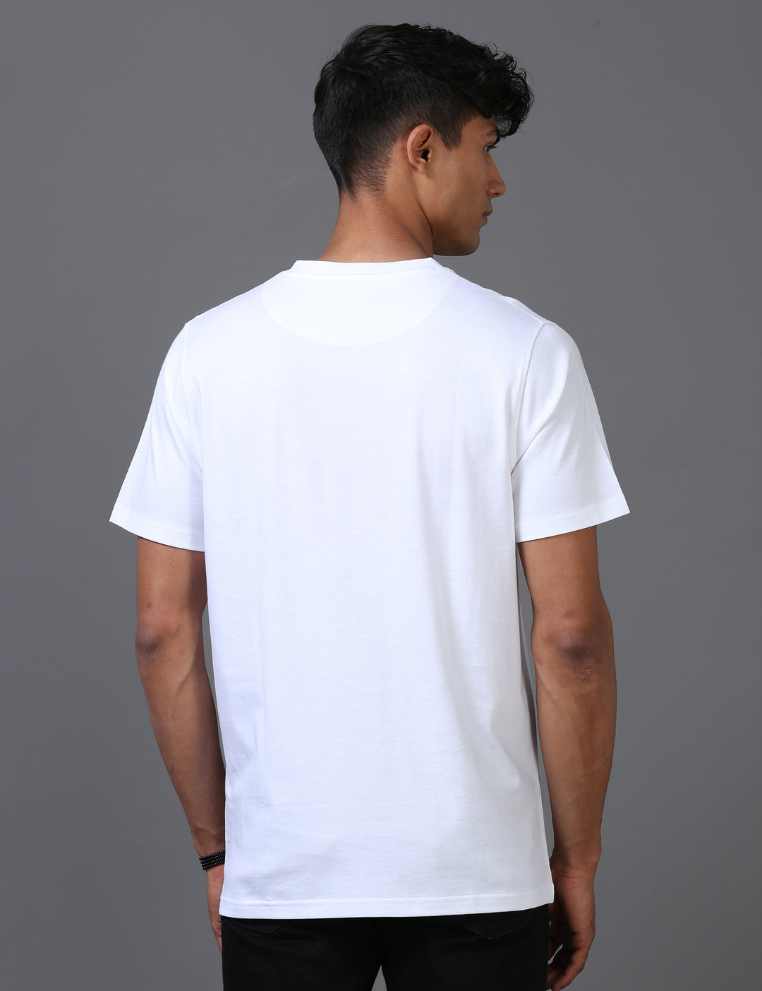 White Supima V-Neck T-Shirt